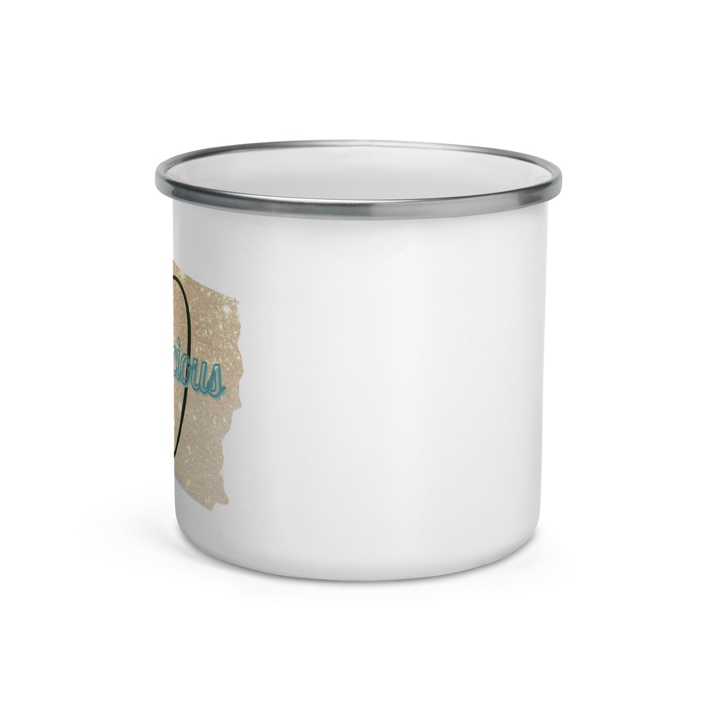 Sparkle Tape Enamel Mug