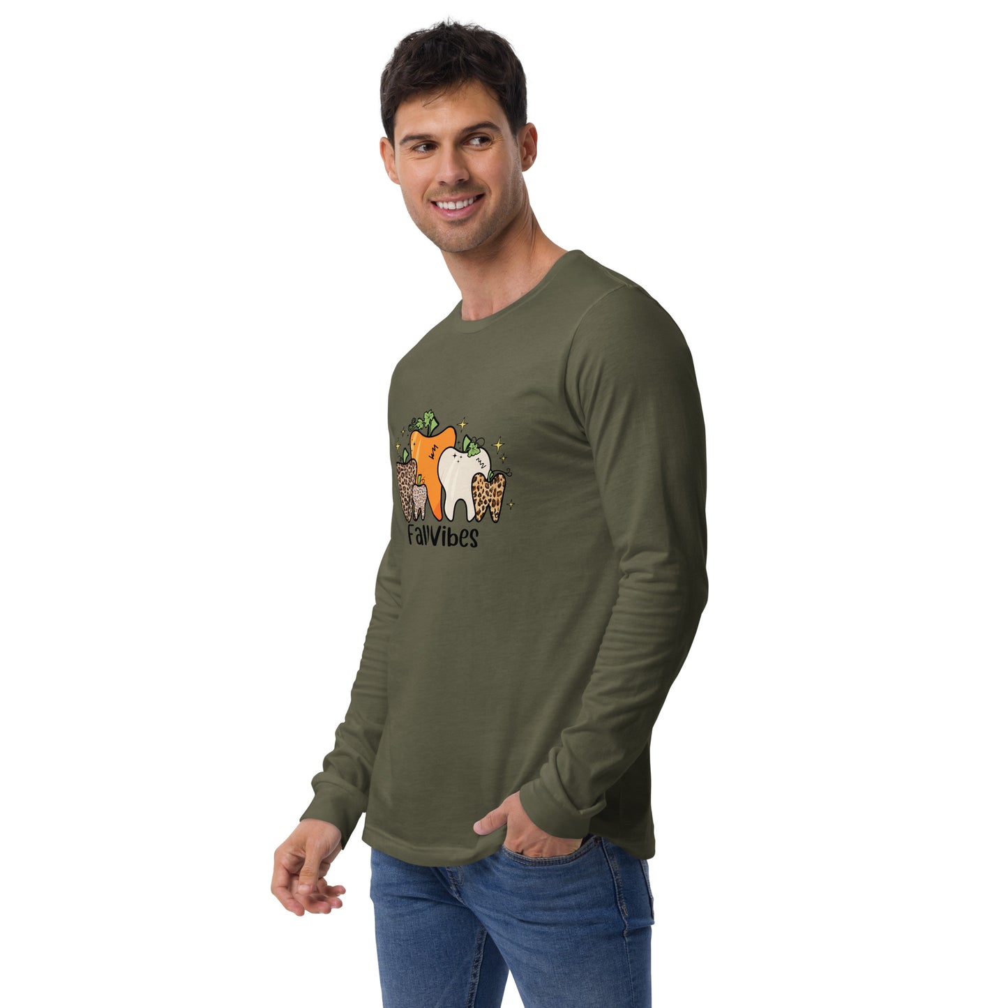 "Fall Vibes" Long-Sleeve Tee