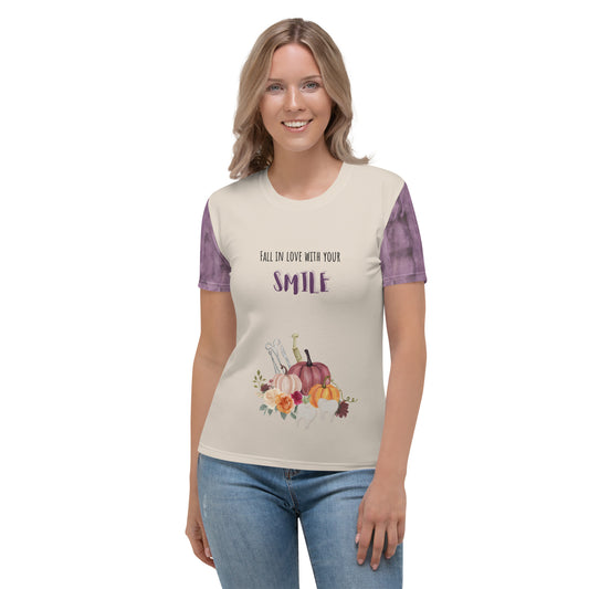 Women's "Love Your Smile" T-Shirt | Seashell Pink