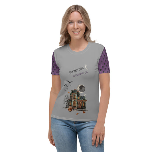 Women's "Boo-ti-ful Smile" T-Shirt | Noble