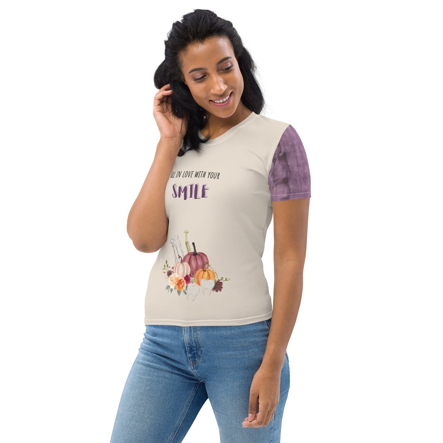 Women's "Love Your Smile" T-Shirt | Seashell Pink