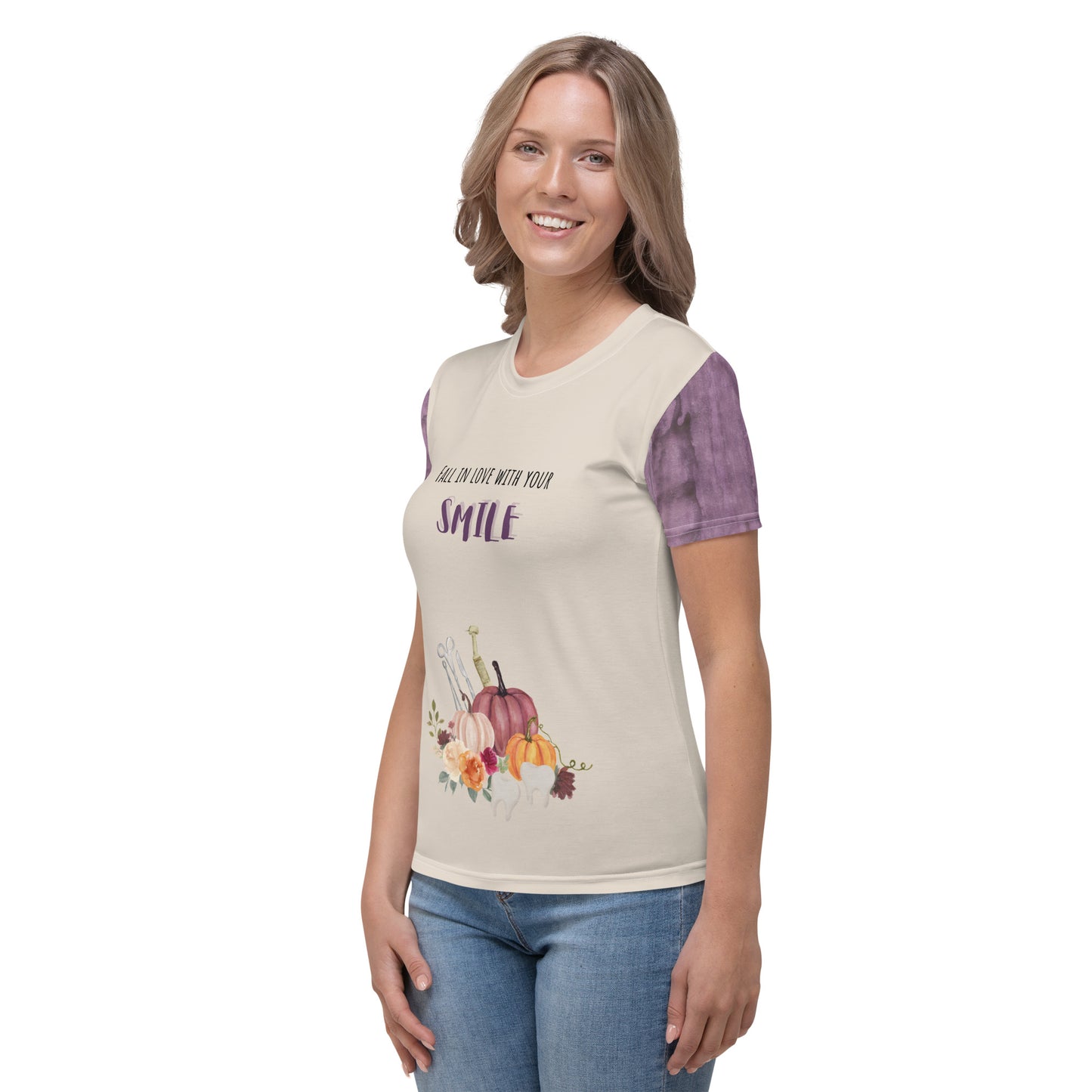 Women's "Love Your Smile" T-Shirt | Seashell Pink