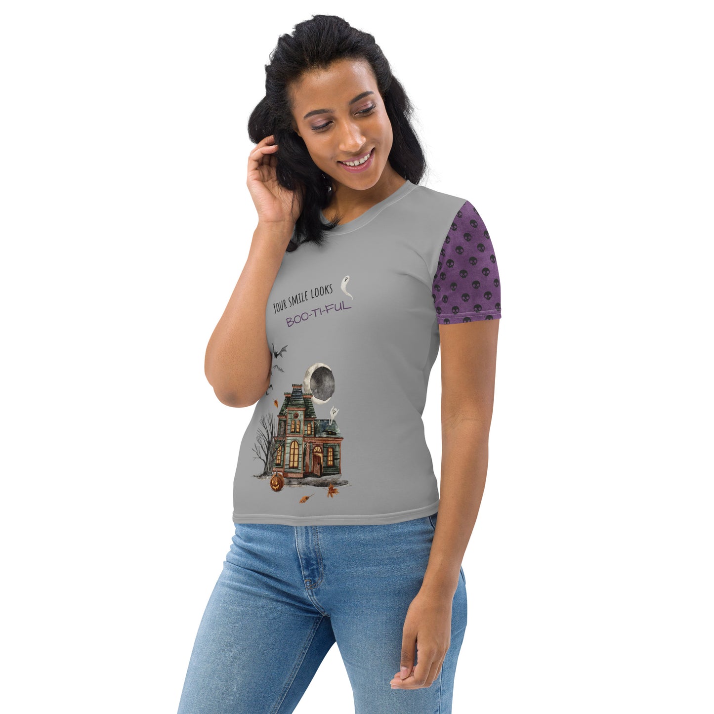 Women's "Boo-ti-ful Smile" T-Shirt | Noble