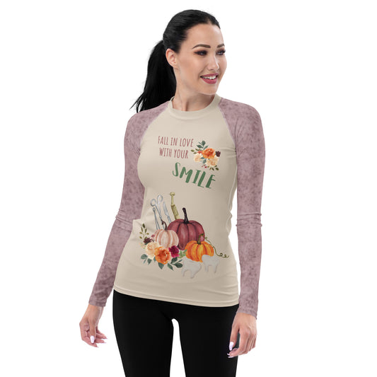 Women's "Love Your Smile" Long Sleeve Top | Moon Mist