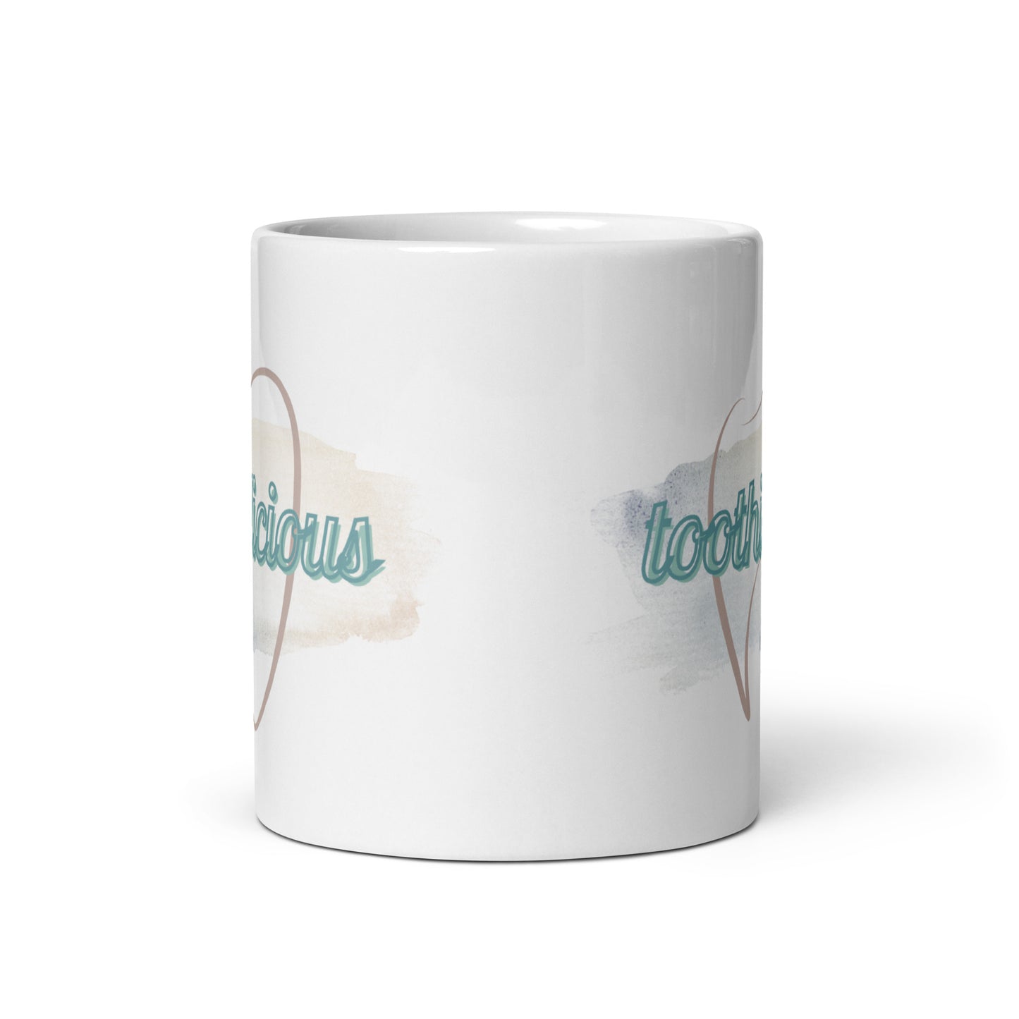 Faded Blue Watercolor Mug