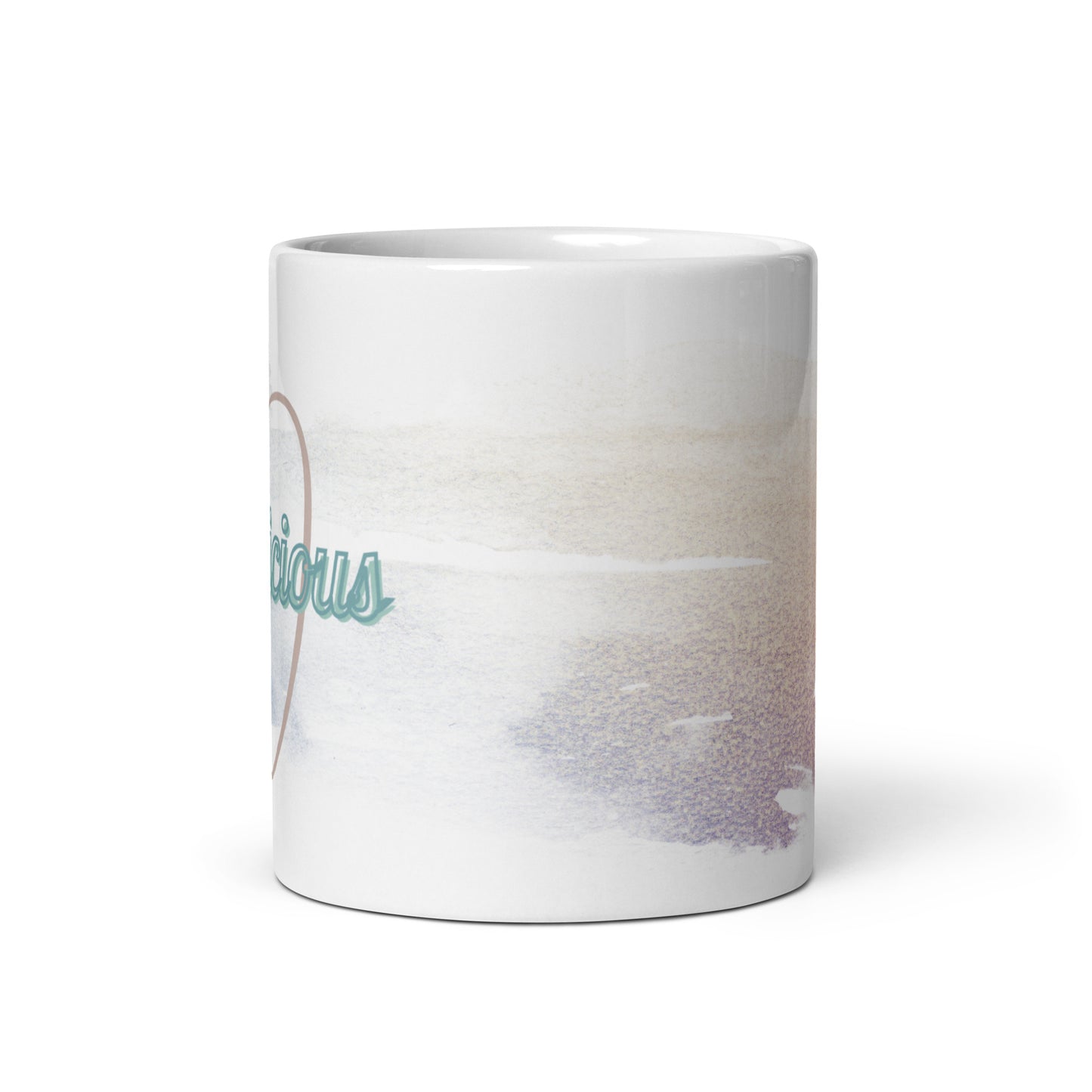 Pale Rainbow Watercolor Mug