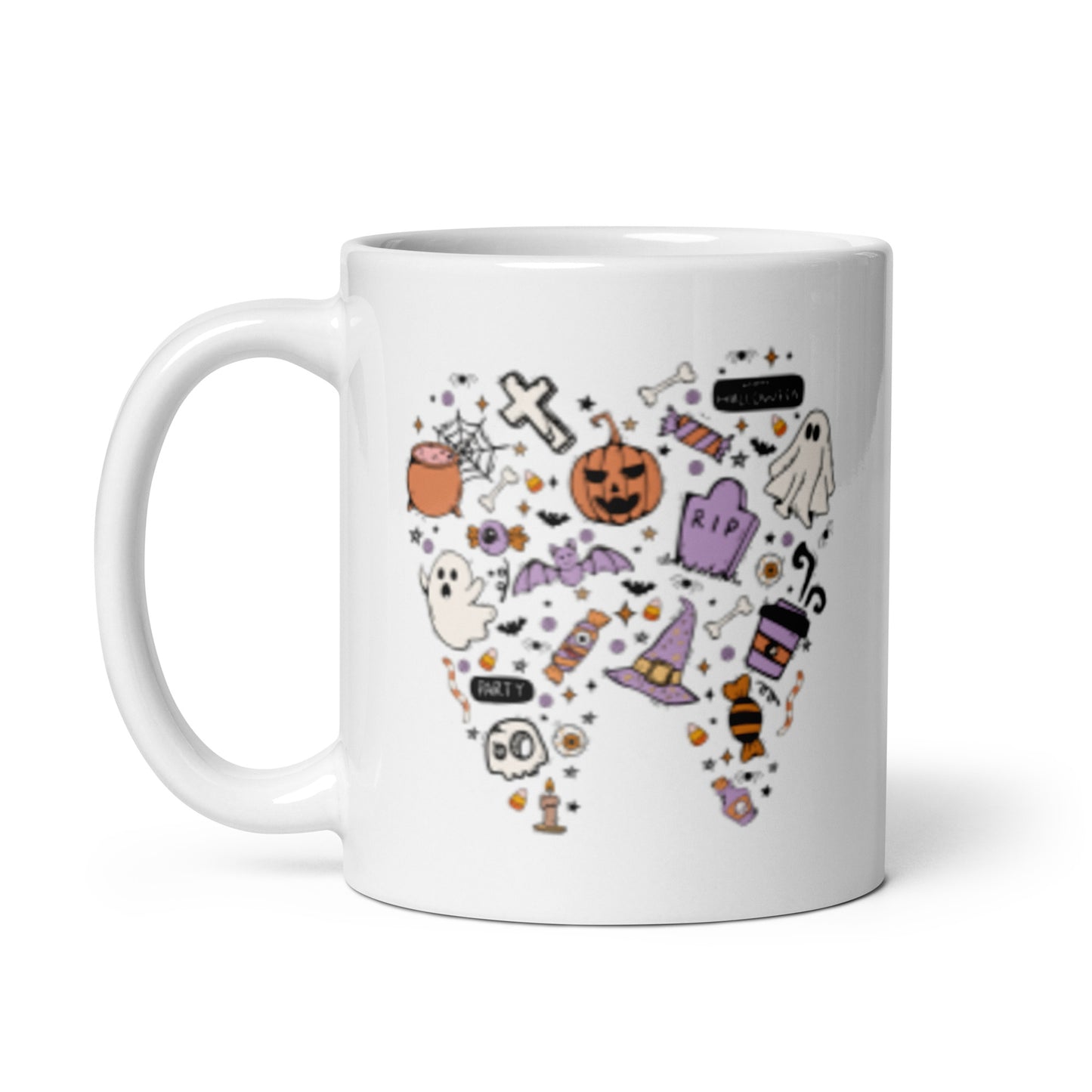 Spooky Tooth Mug | White