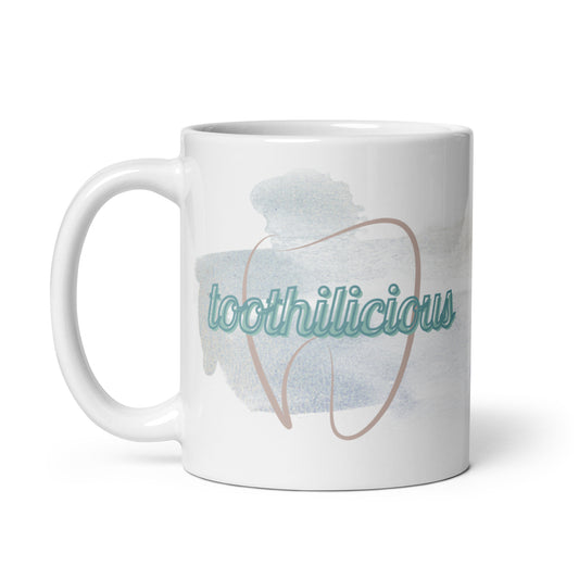 Pale Rainbow Watercolor Mug