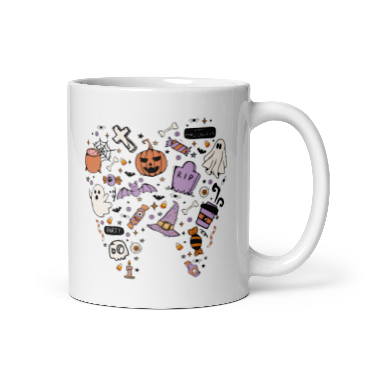 Spooky Tooth Mug | White