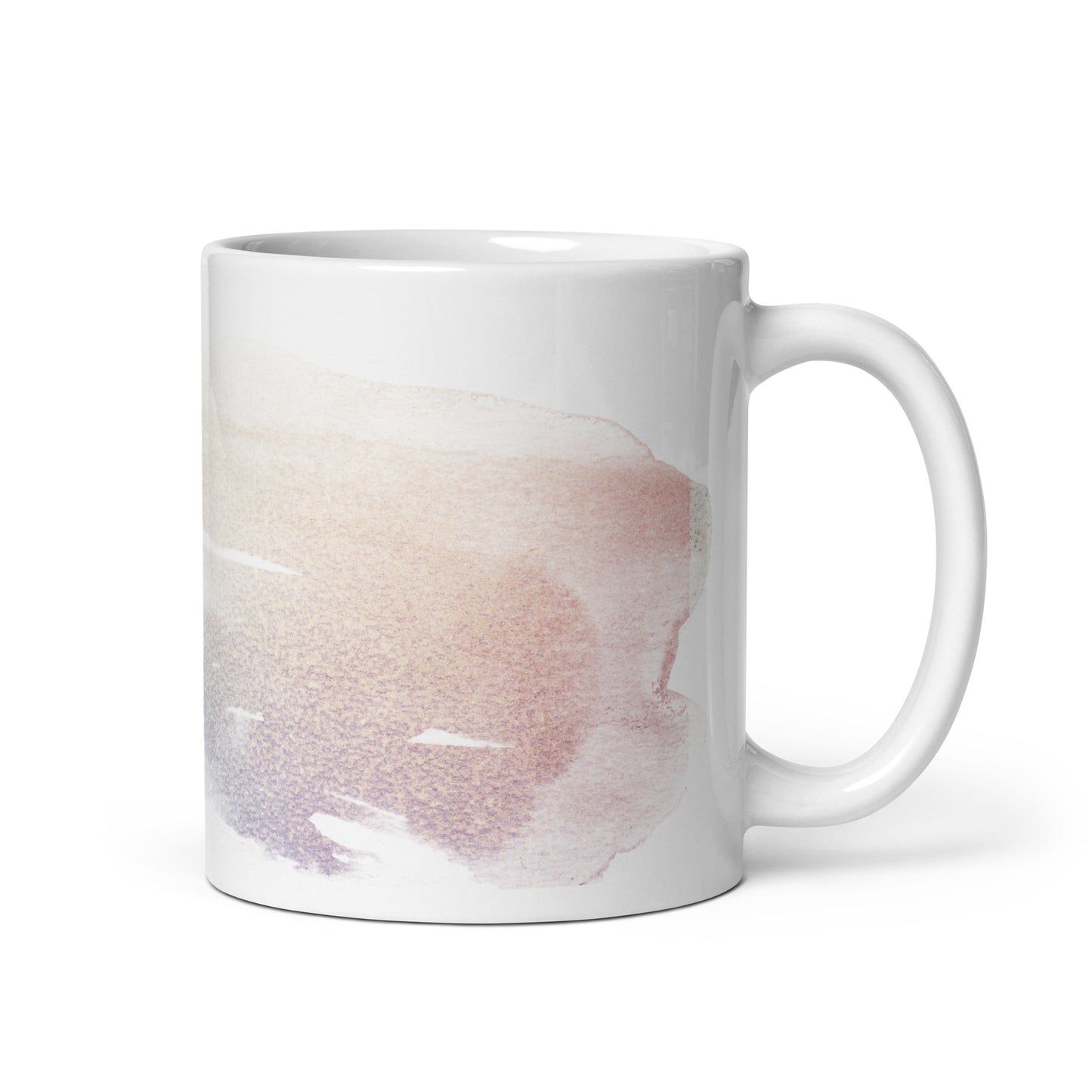 Pale Rainbow Watercolor Mug