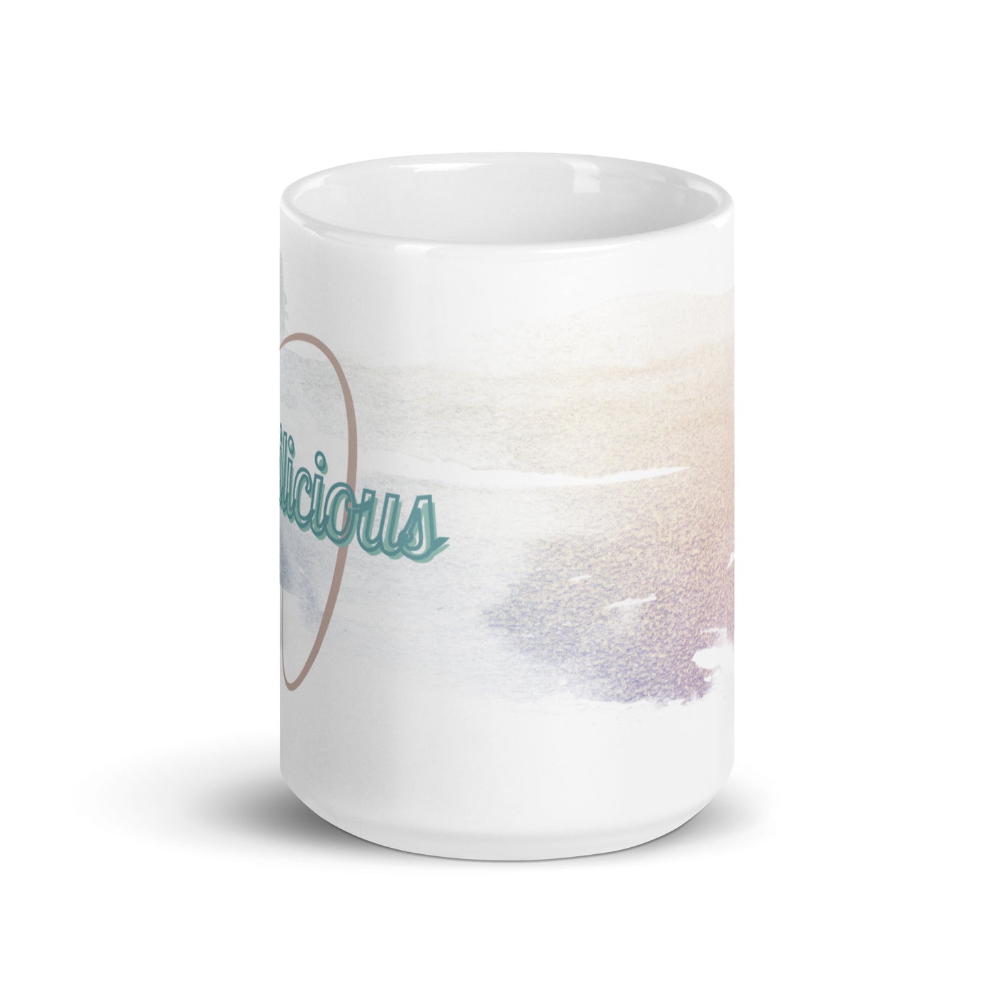 Pale Rainbow Watercolor Mug