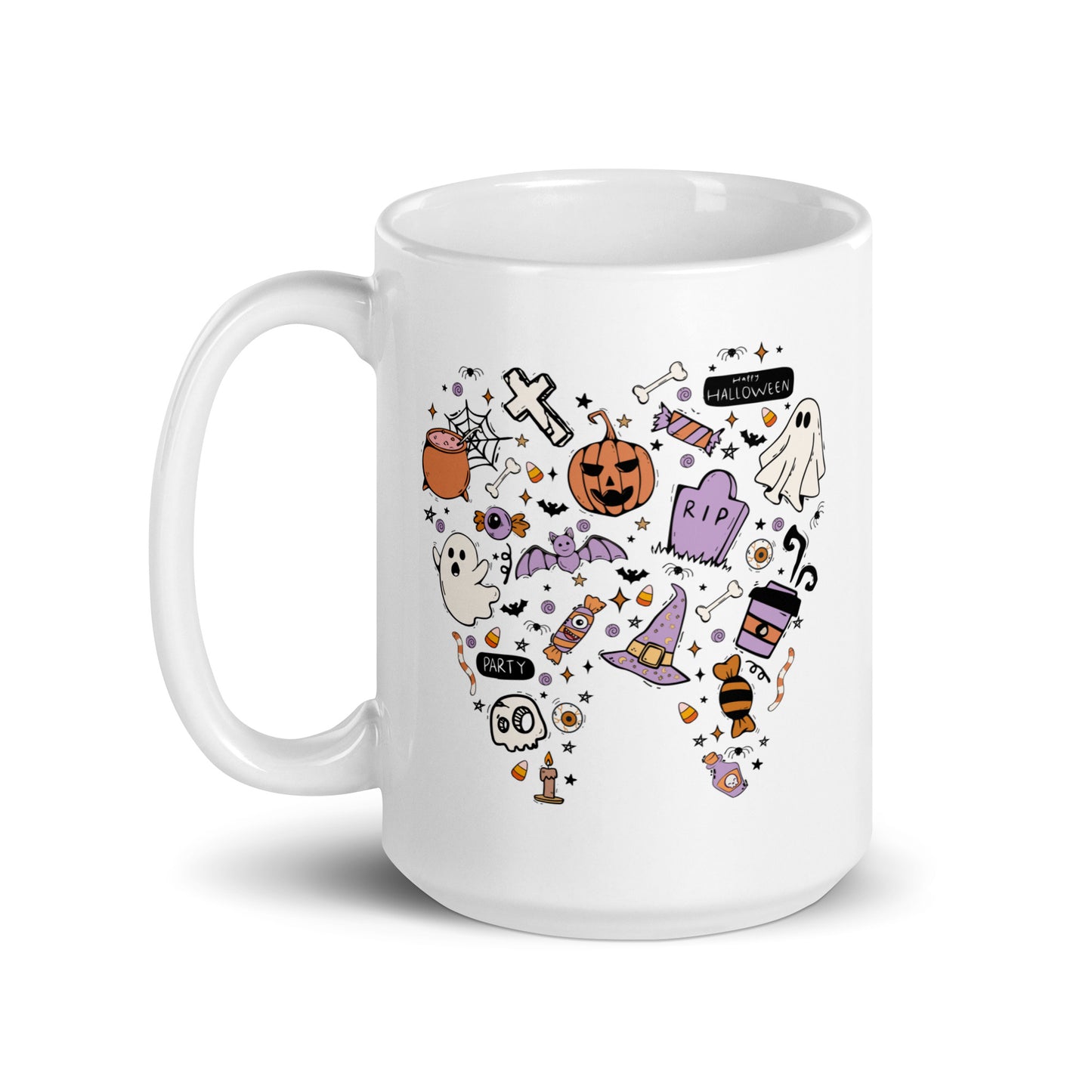 Spooky Tooth Mug | White