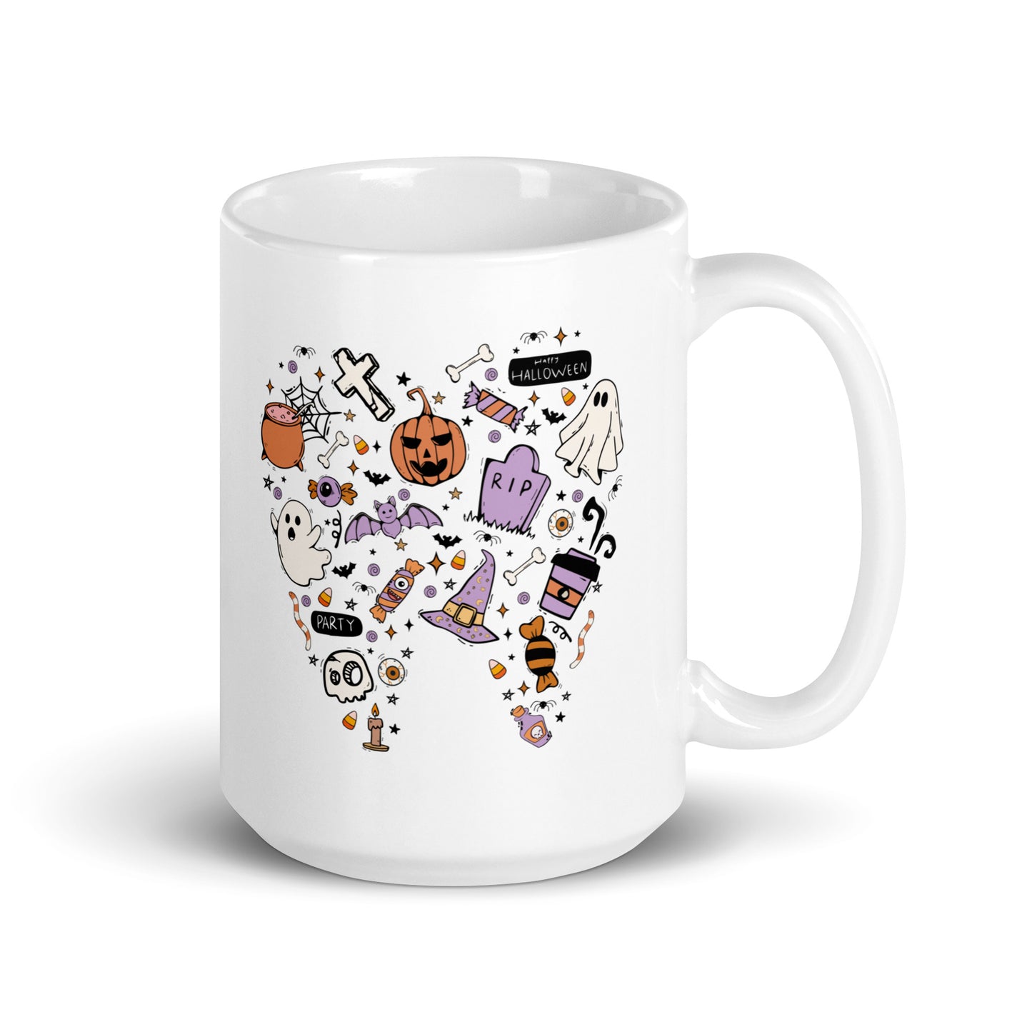 Spooky Tooth Mug | White