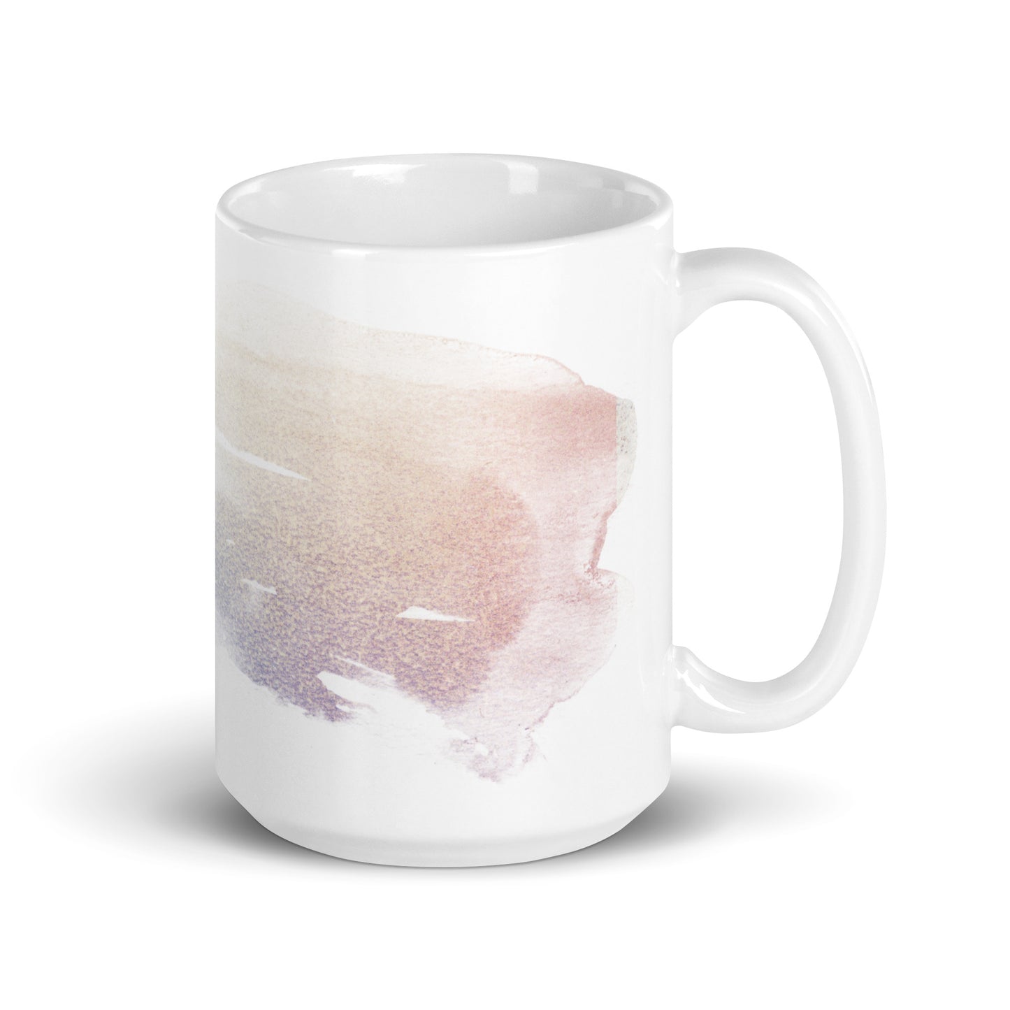 Pale Rainbow Watercolor Mug