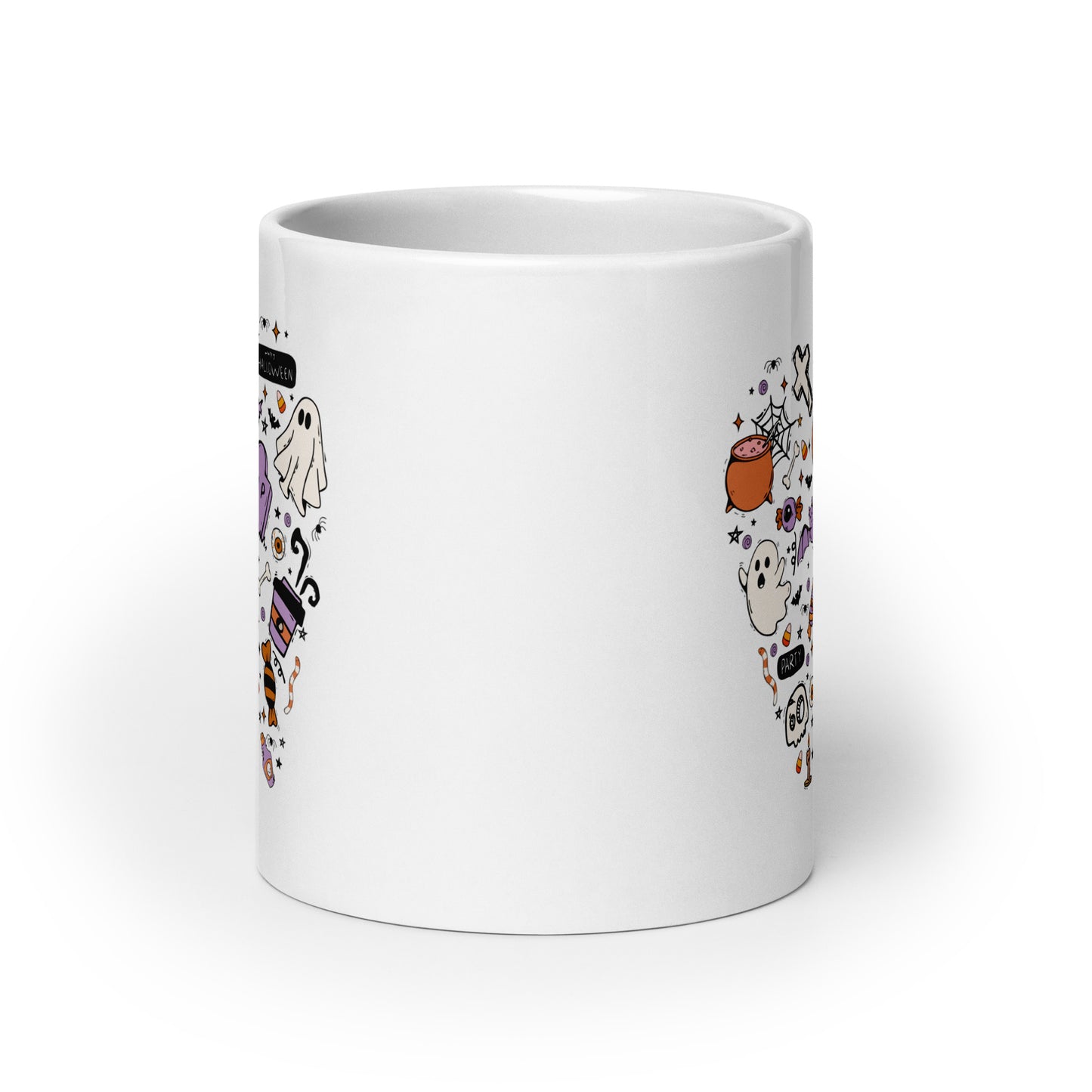 Spooky Tooth Mug | White