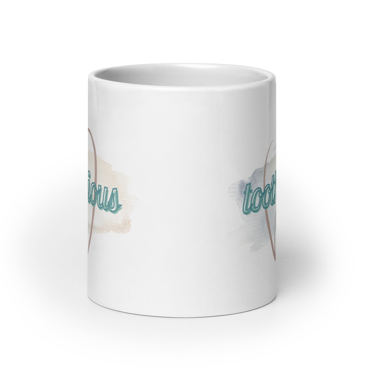 Faded Blue Watercolor Mug