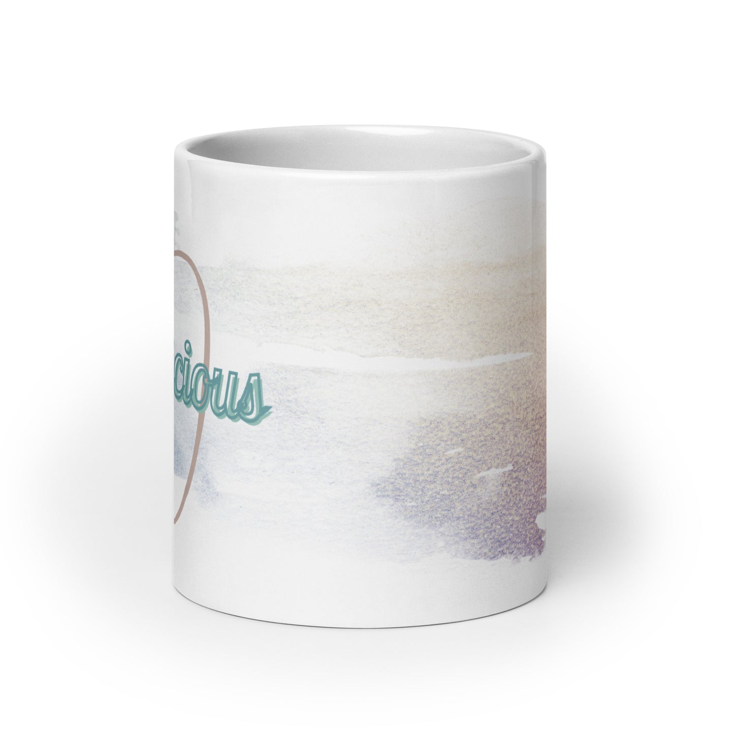 Pale Rainbow Watercolor Mug