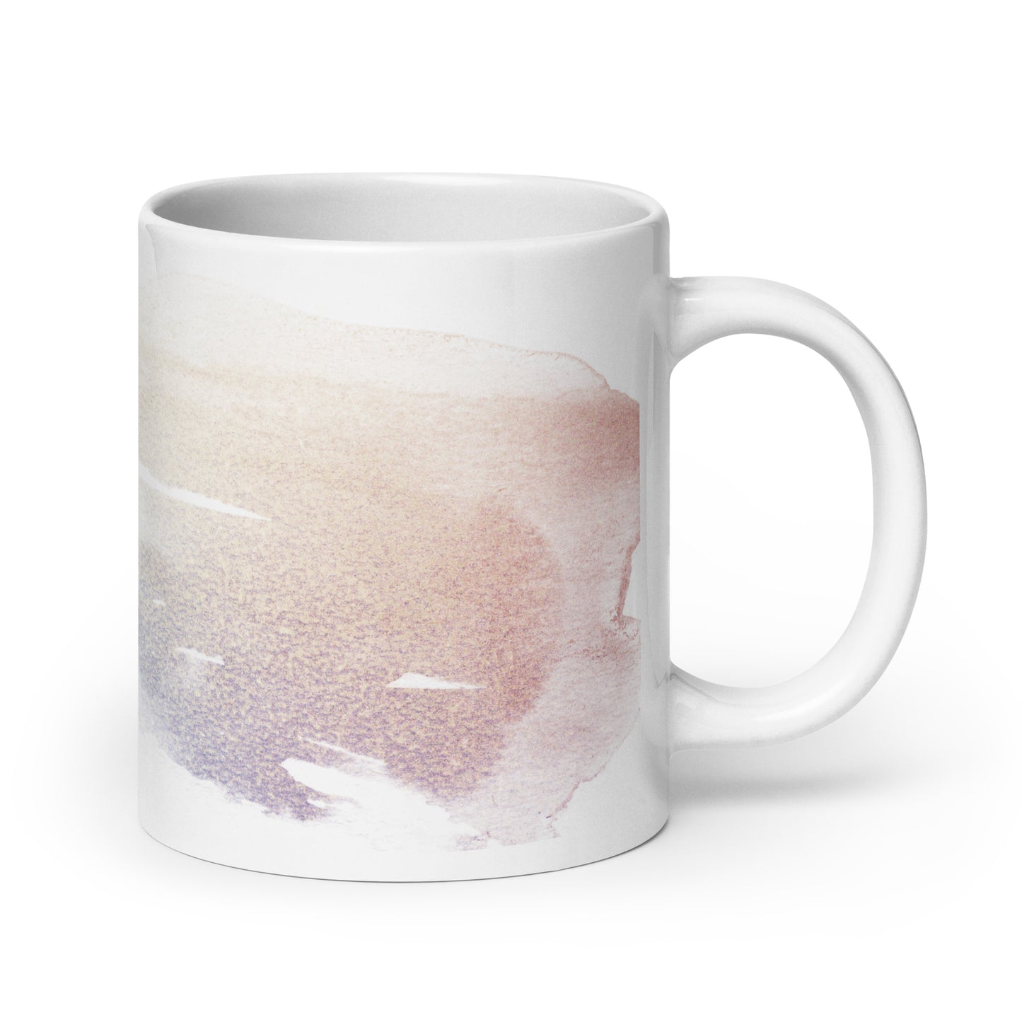 Pale Rainbow Watercolor Mug